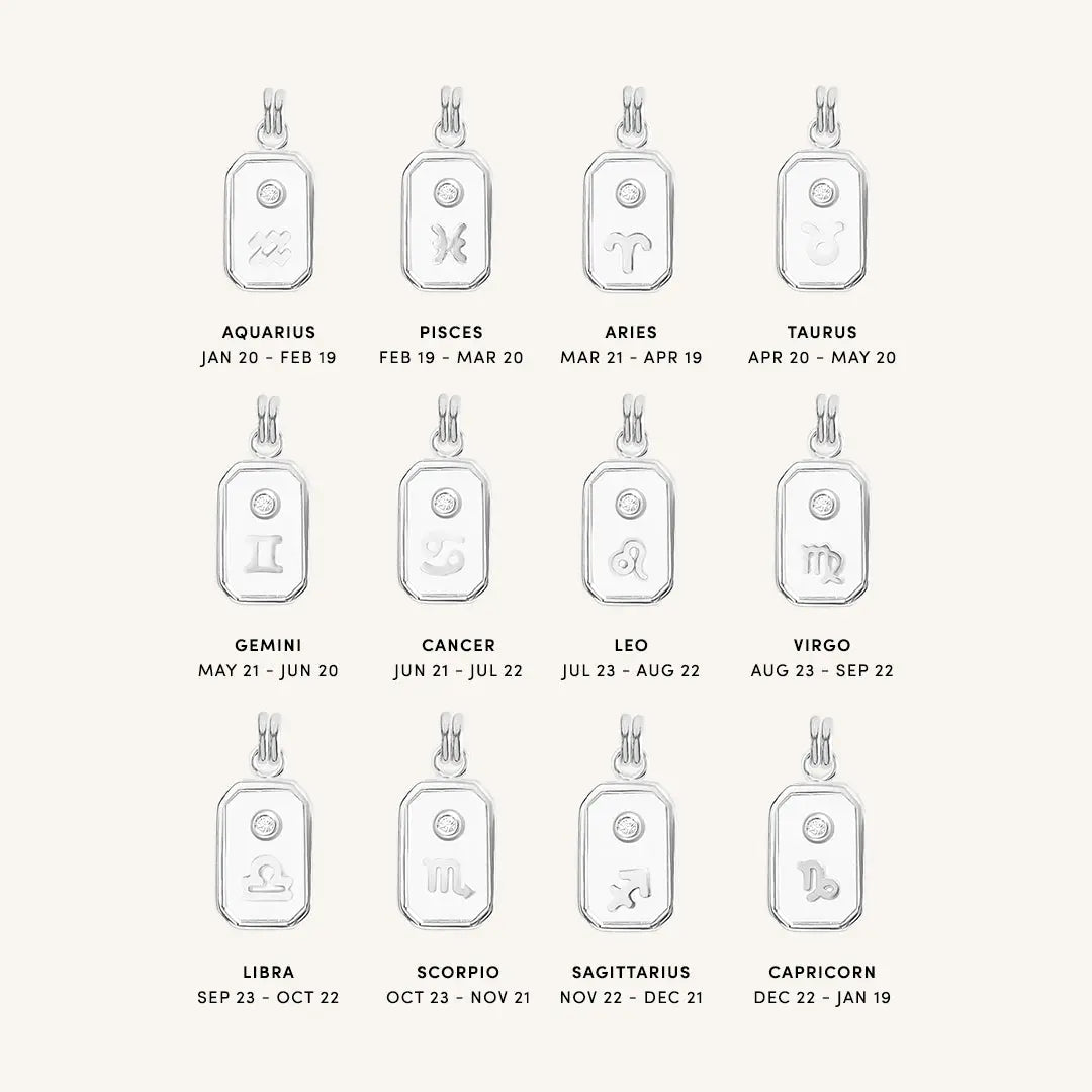 Iridescent Zodiac Necklace