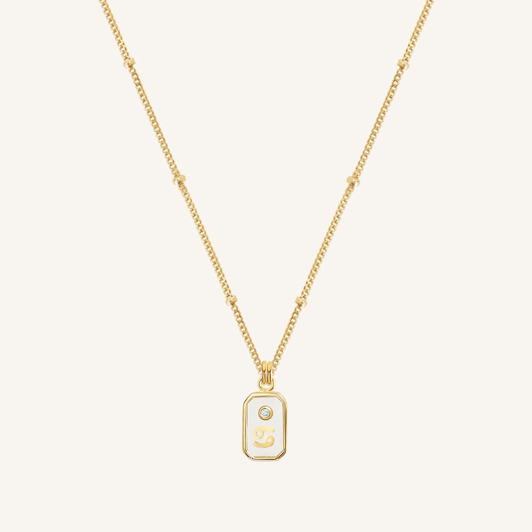 Iridescent Zodiac Necklace