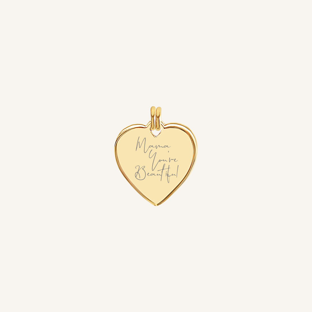 Etch Behold Heart Charm Jessica Urlichs