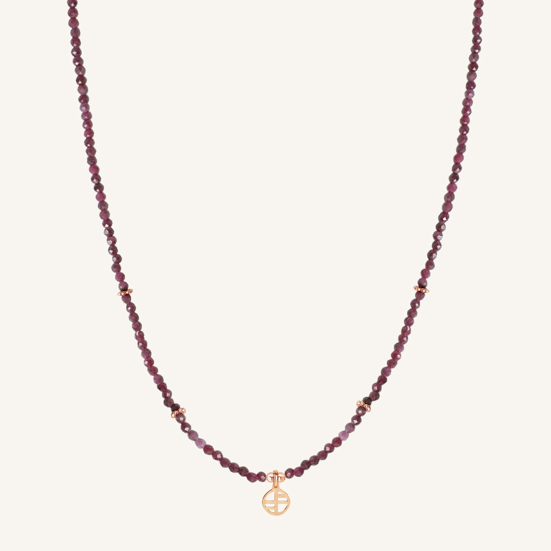 July Birthstone Necklace
