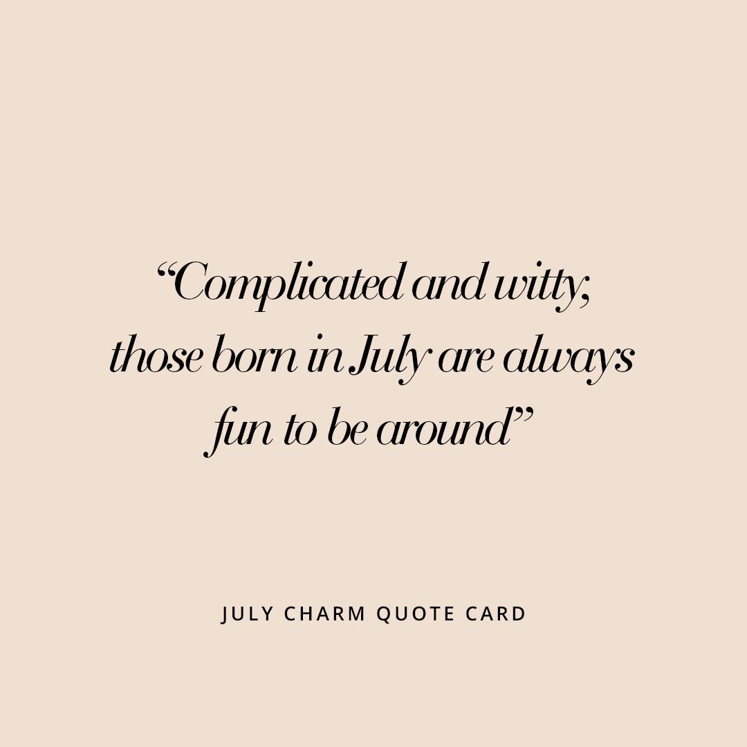 Etch Birthstone Charm July