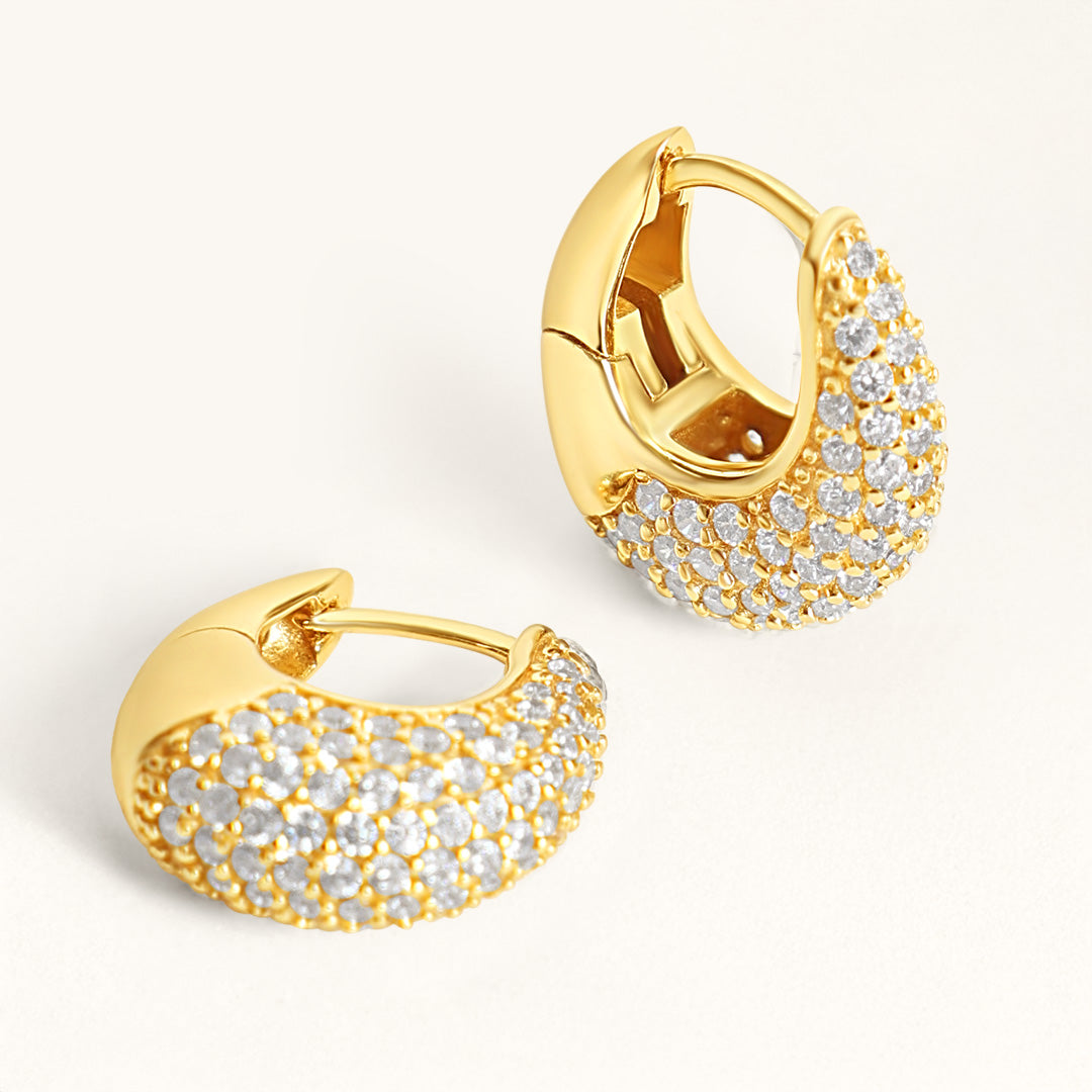 Lily Pavé Hoops
