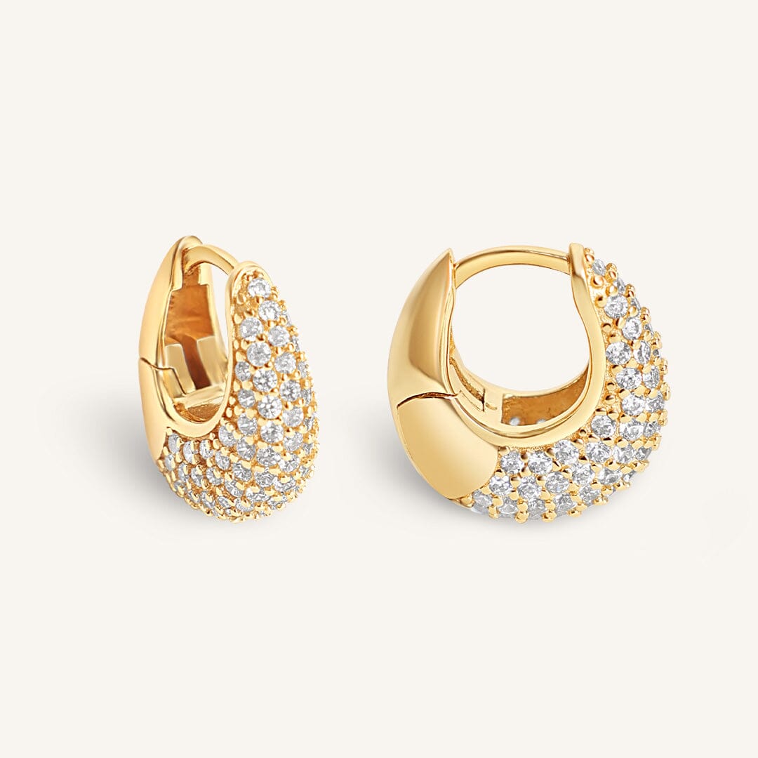 Lily Pavé Hoops