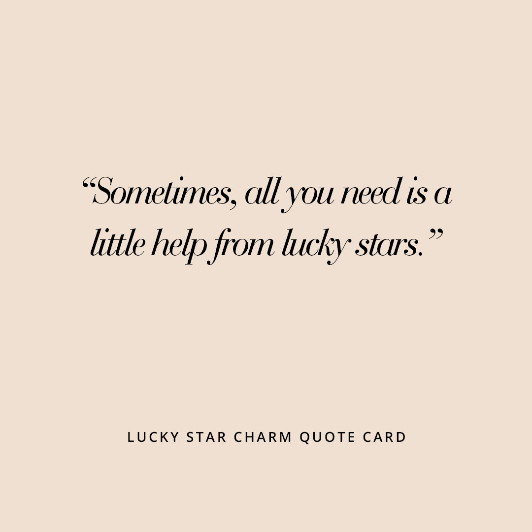 Lucky Star Charm Necklace