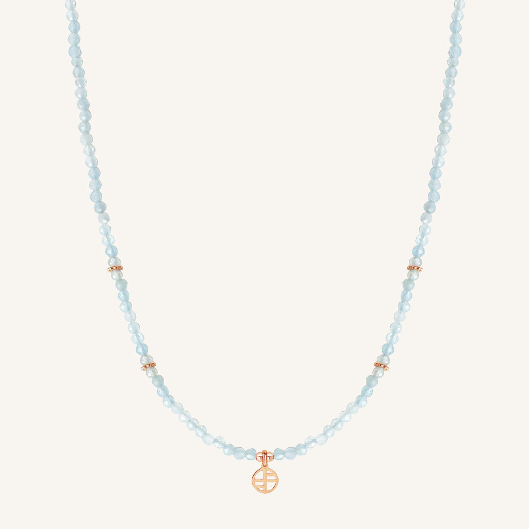 March Birthstone Necklace