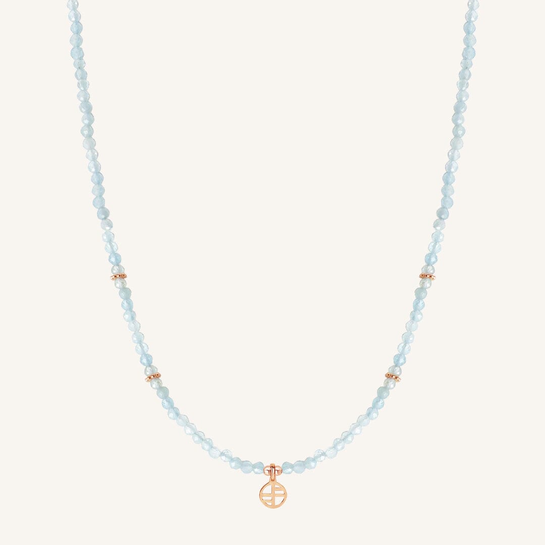 March Birthstone Necklace