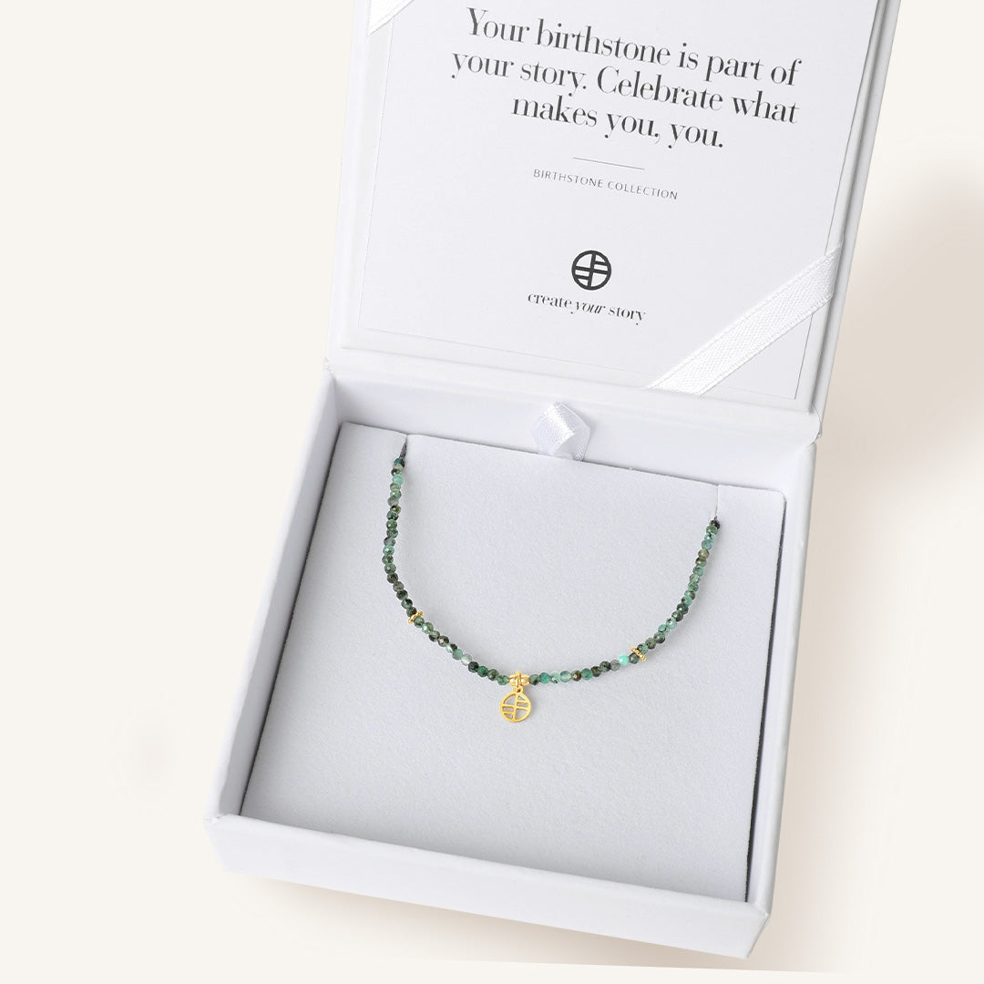 May Birthstone Necklace