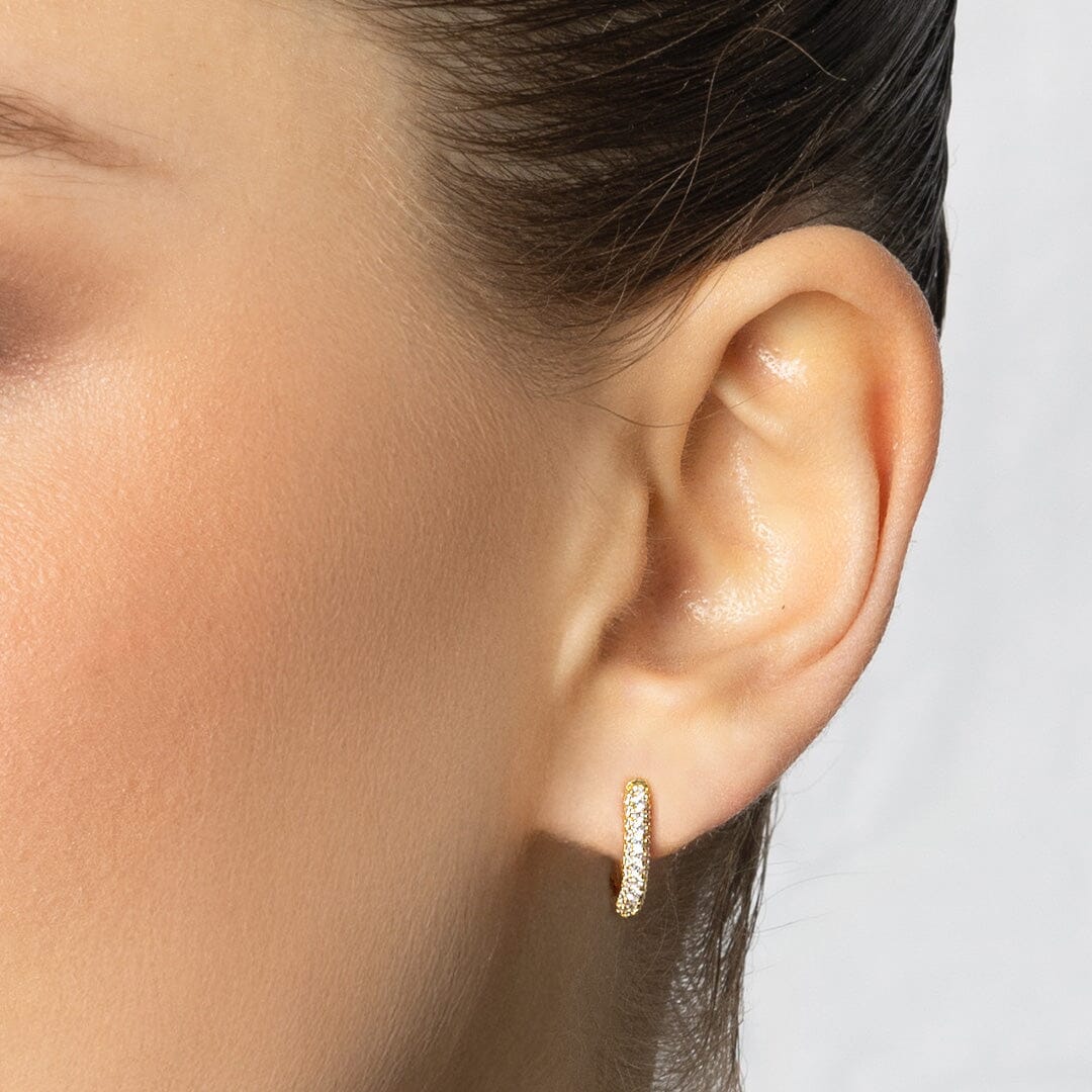 Mimi Pavé Hoops