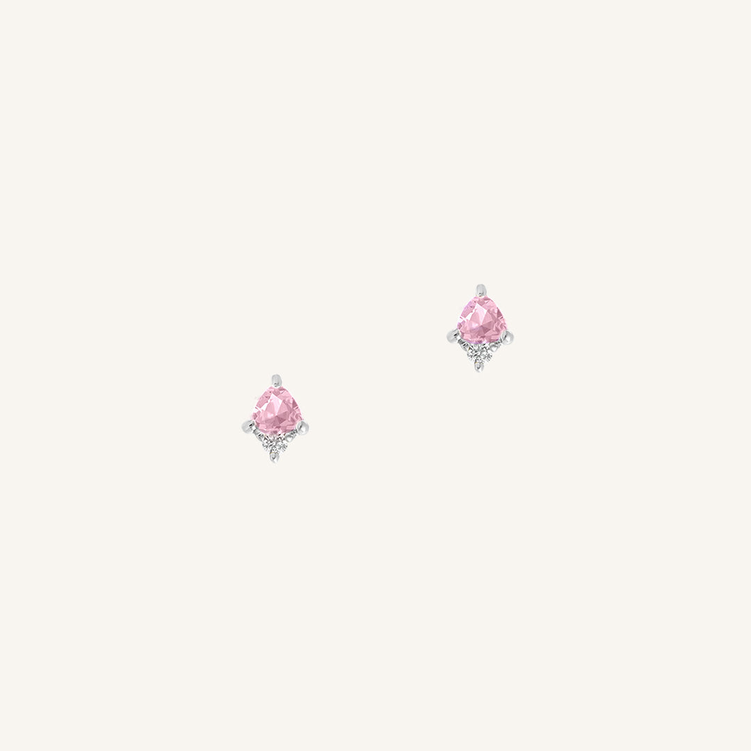 October Birthstone Studs