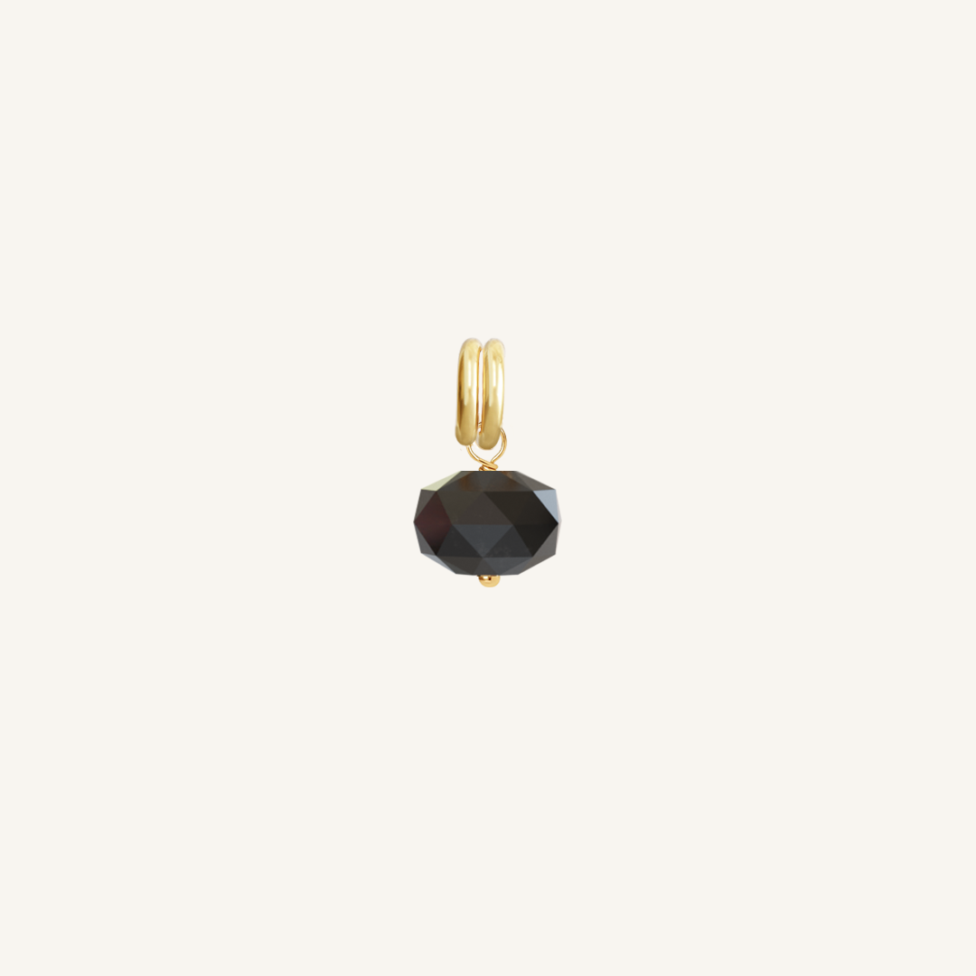 Opulent Black Spinel Charm - Stone of Energy