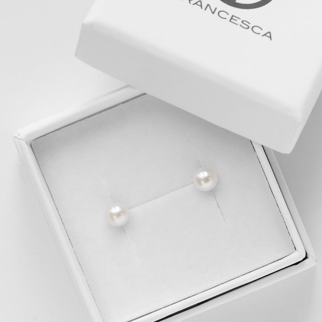 Lulu Pearl Studs - Stone of Potential