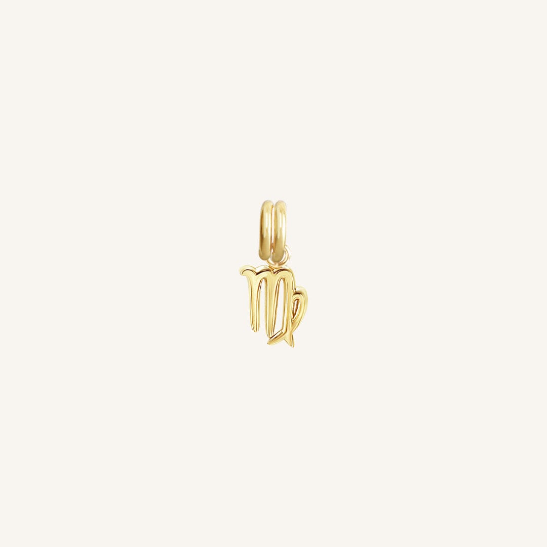 A coloured Petite Zodiac Charm representing the Virgo sign.