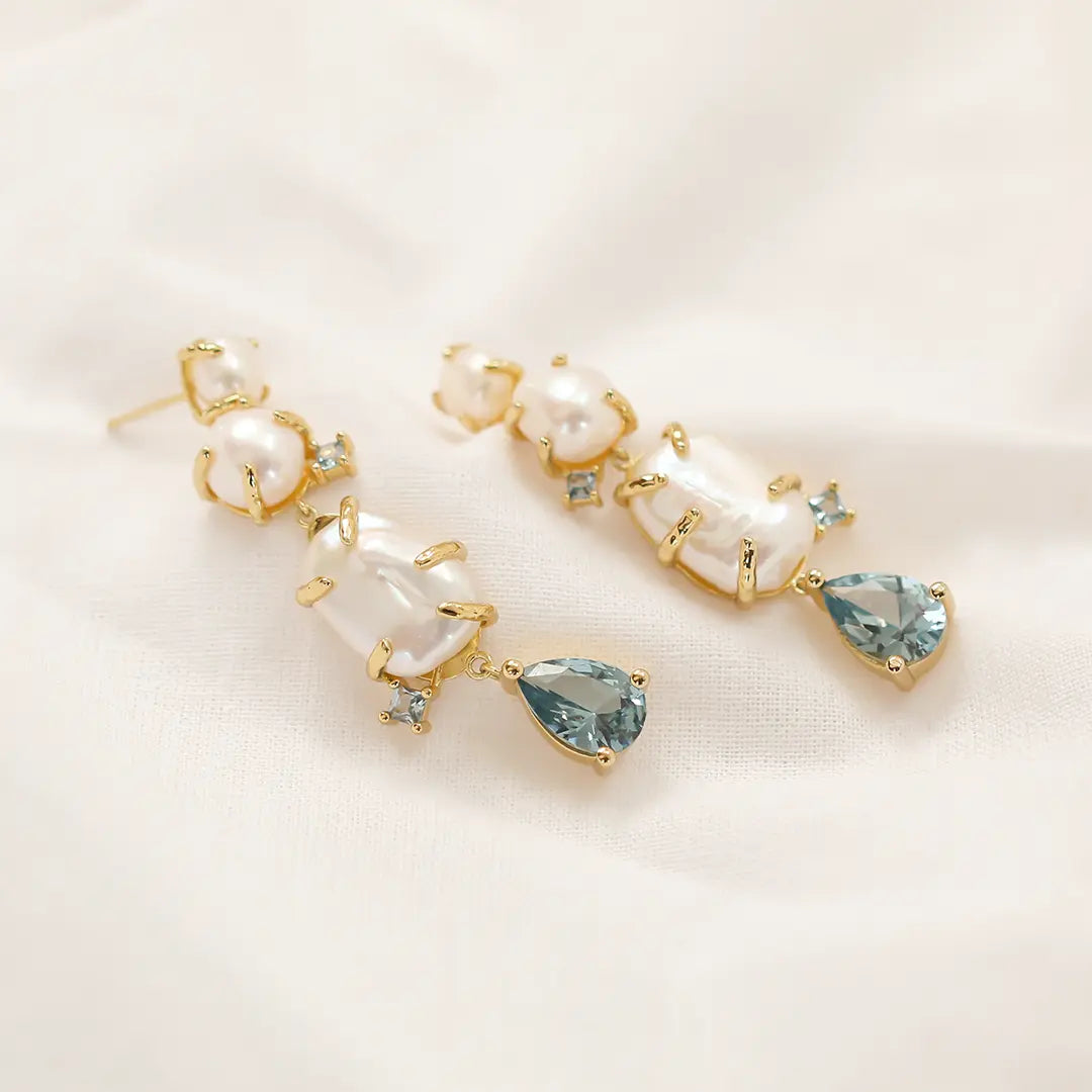 The Something Blue Earrings by Francesca Jewellery from the Earrings Collection.