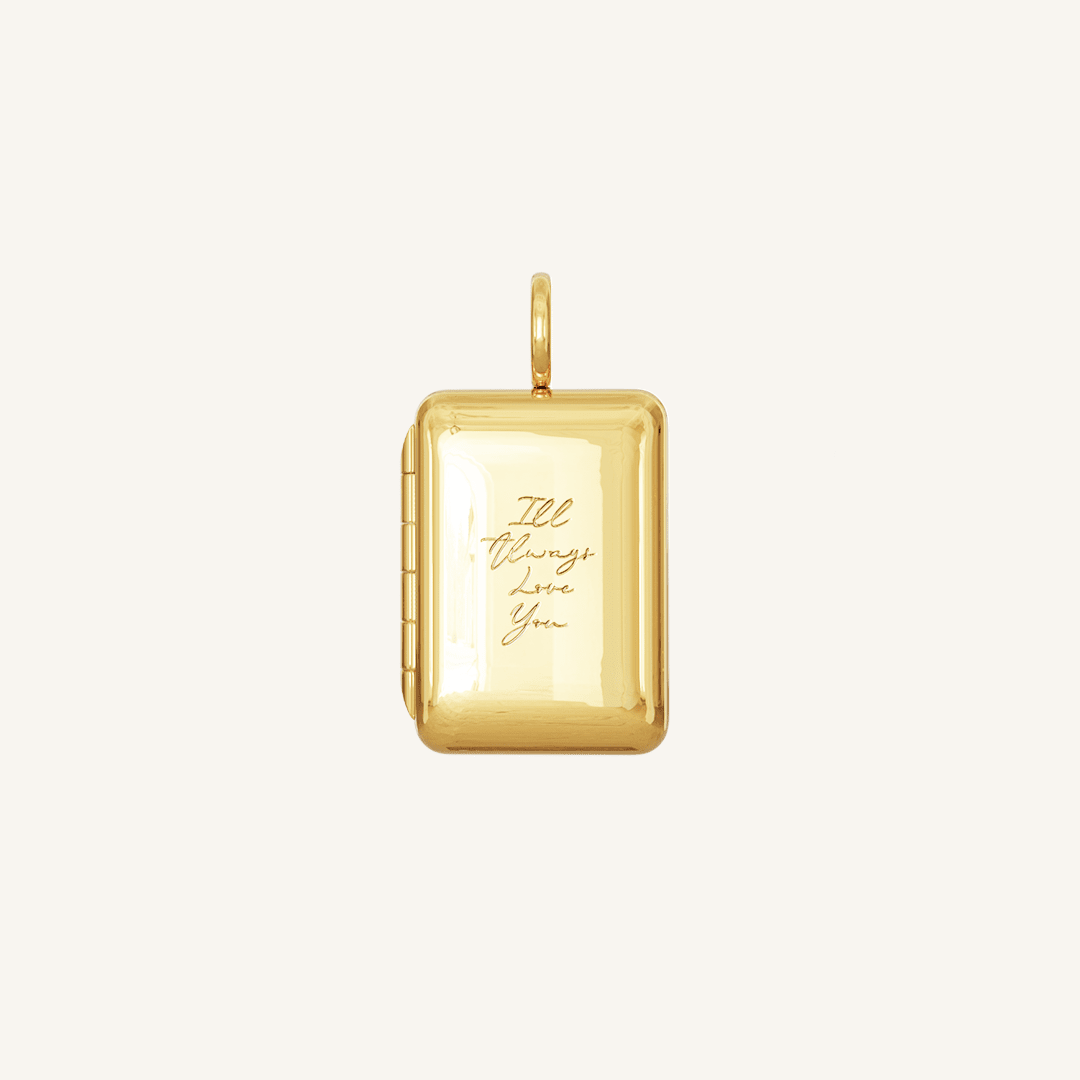 Etch Engraved Story Photo Locket