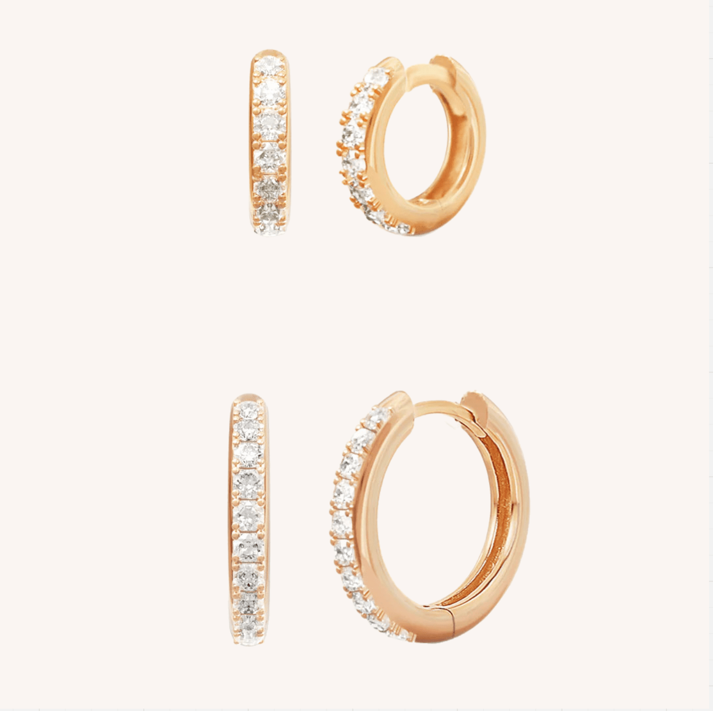 Darcy & Ruby Hoops Set