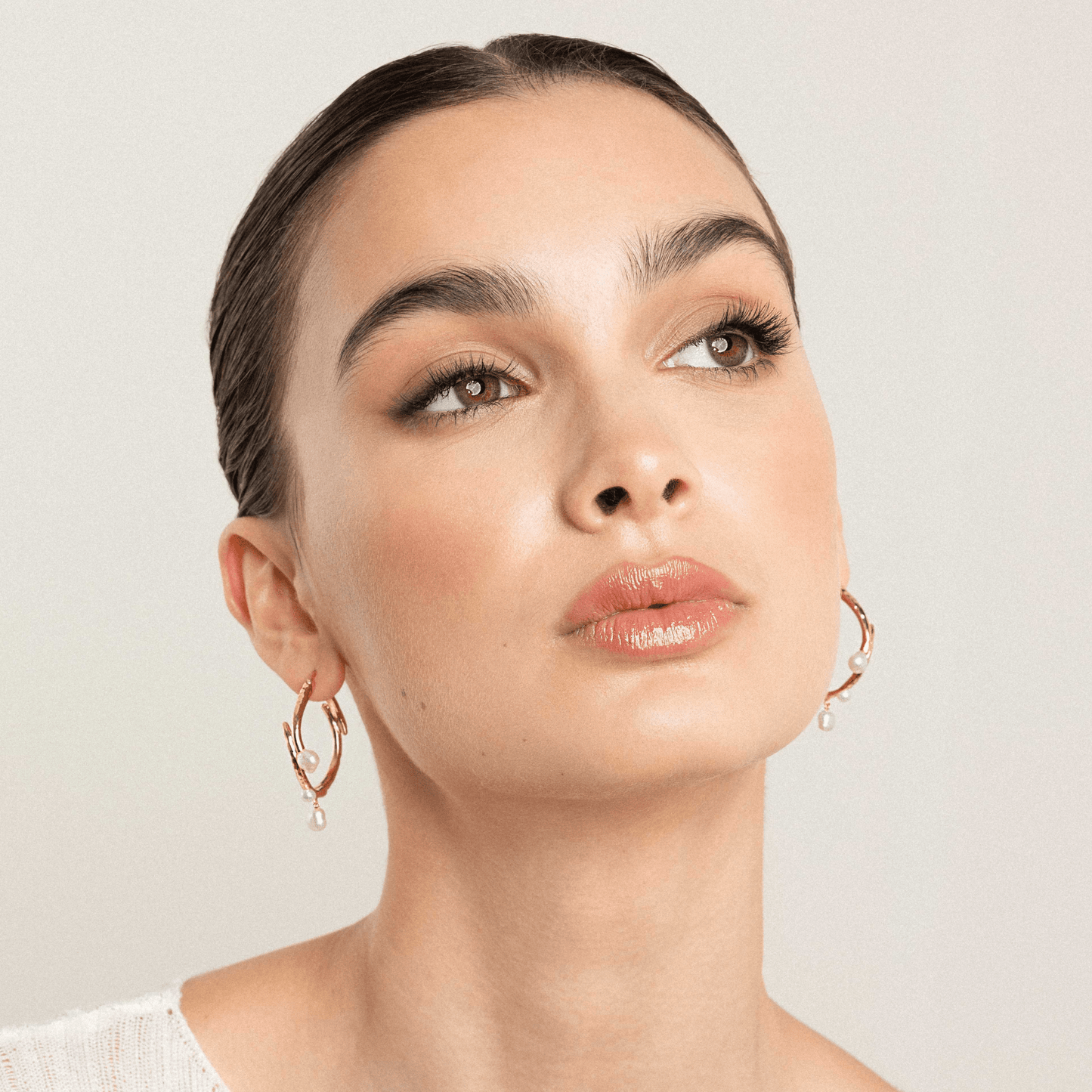 Pearl Hoops