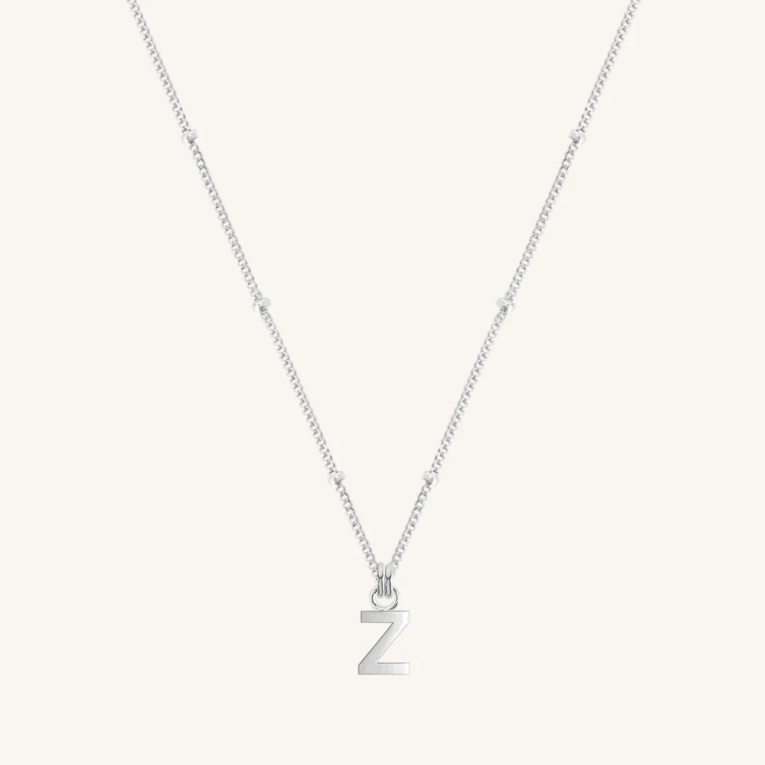 Letter Necklace Bobble Chain