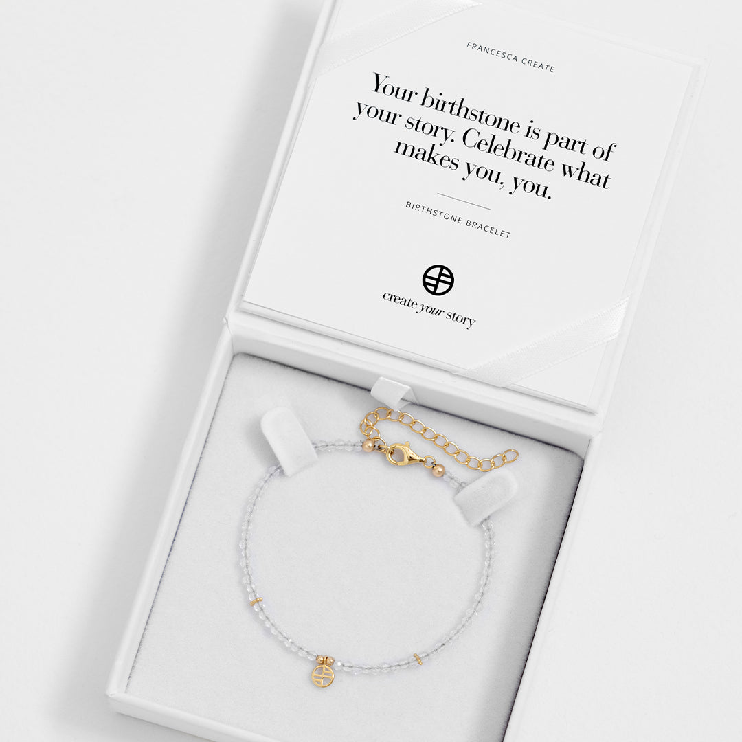 April Birthstone Bracelet