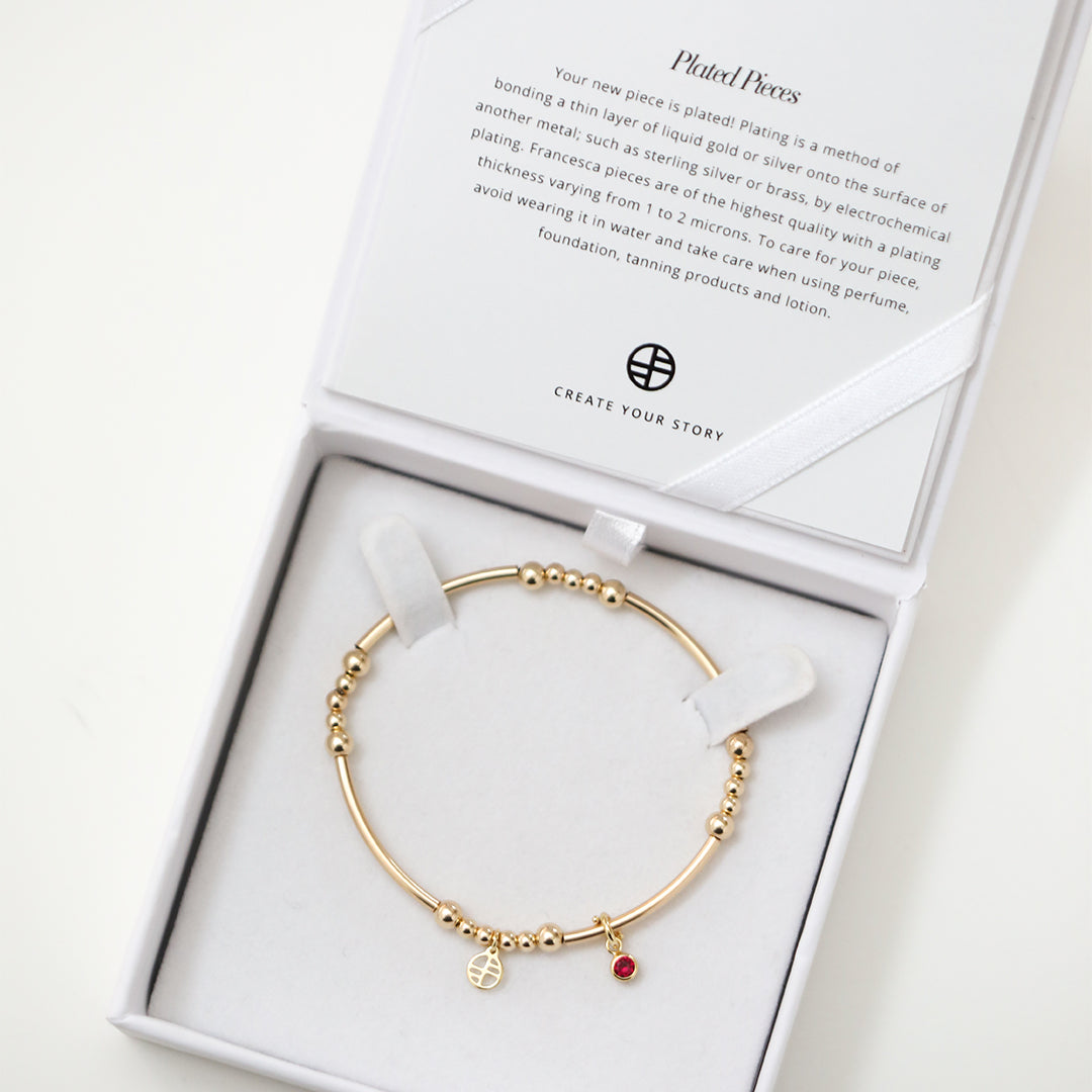 Aura Birthstone Bracelet