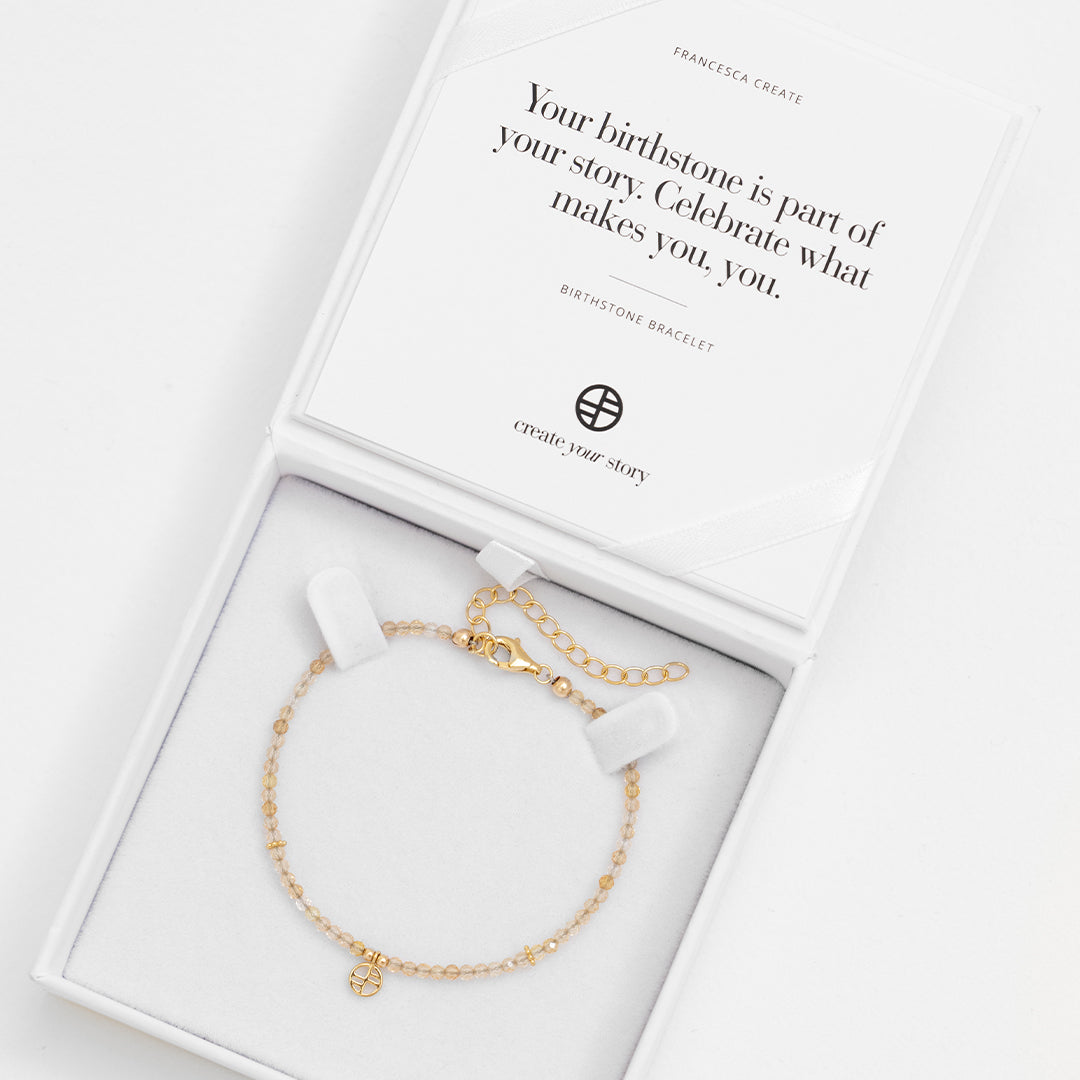 November Birthstone Bracelet