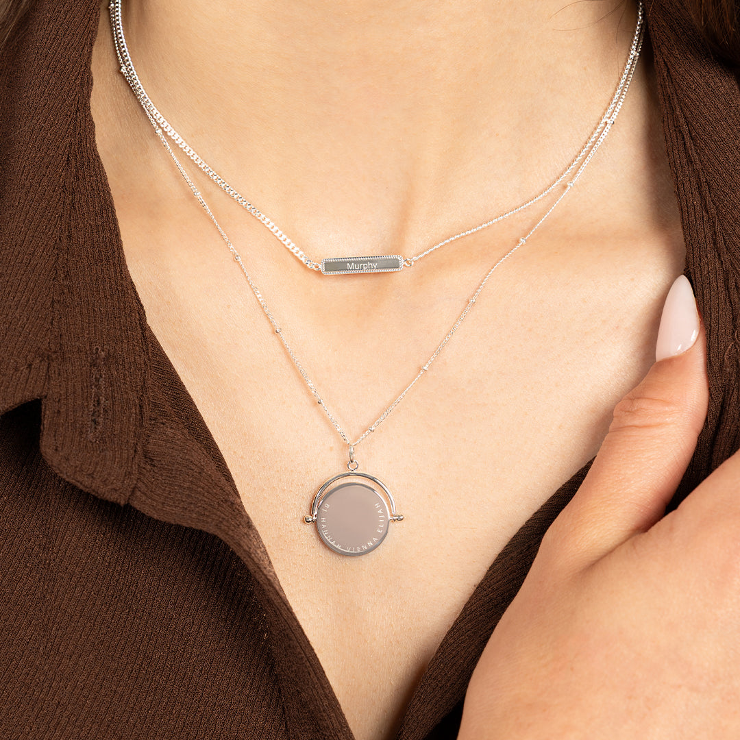 Etch Name Necklace