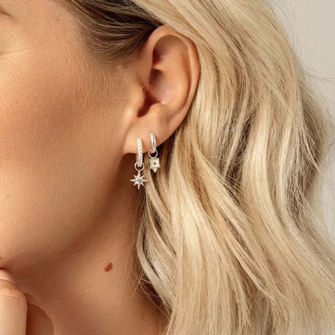 The Contentment Hoop Charm - Set of 2 by Francesca Jewellery from the Charms Collection.