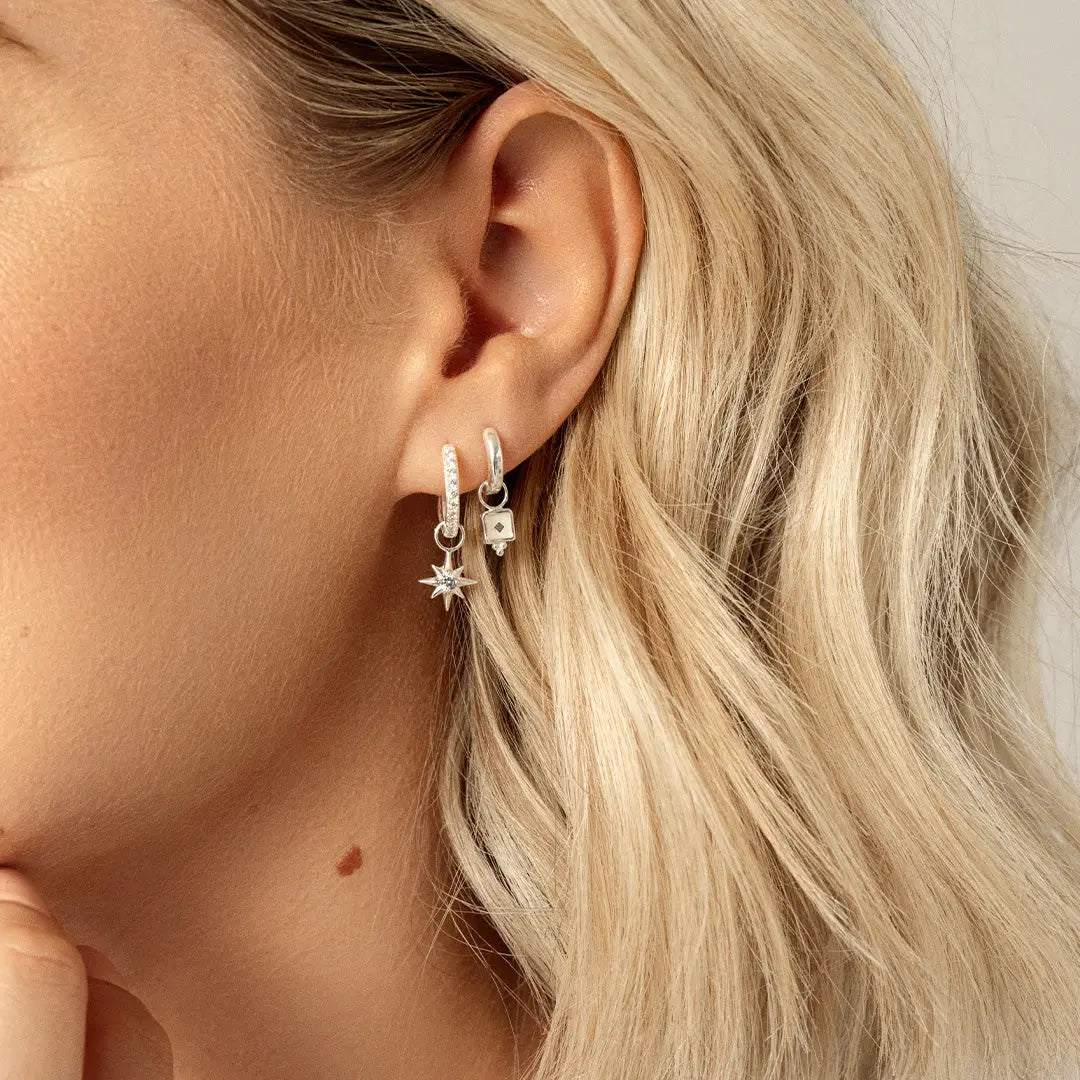 The Contentment Hoop Charm - Set of 2 by Francesca Jewellery from the Charms Collection.