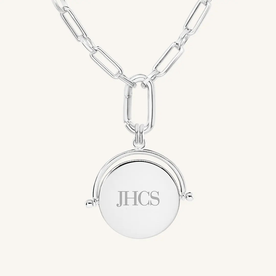 The Link-SILVER Illustrate Pendant Necklace by Francesca Jewellery from the Necklaces Collection.