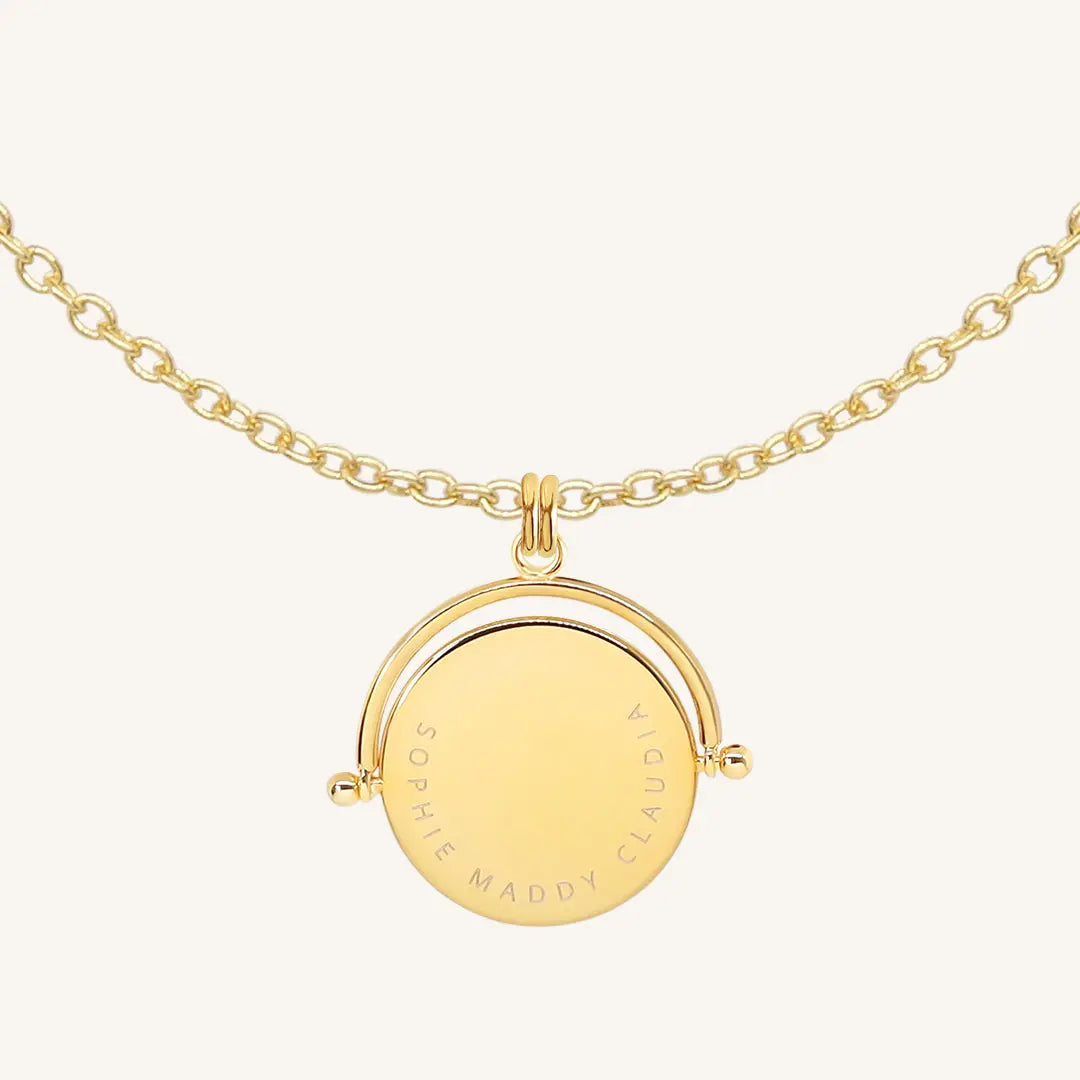 The Plain-GOLD Illustrate Pendant Necklace by Francesca Jewellery from the Necklaces Collection.