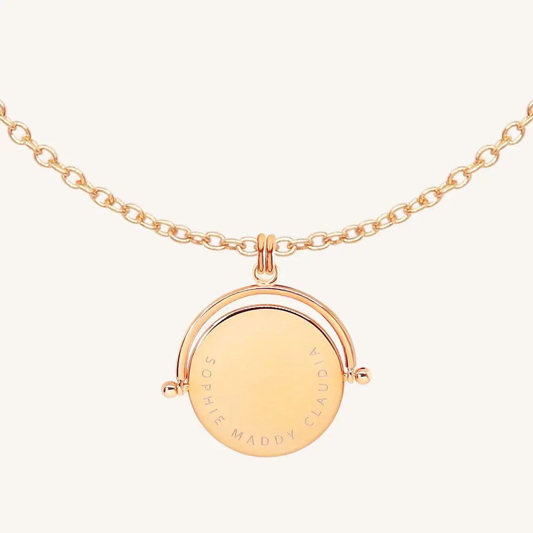 The Plain-ROSE Illustrate Pendant Necklace by Francesca Jewellery from the Necklaces Collection.