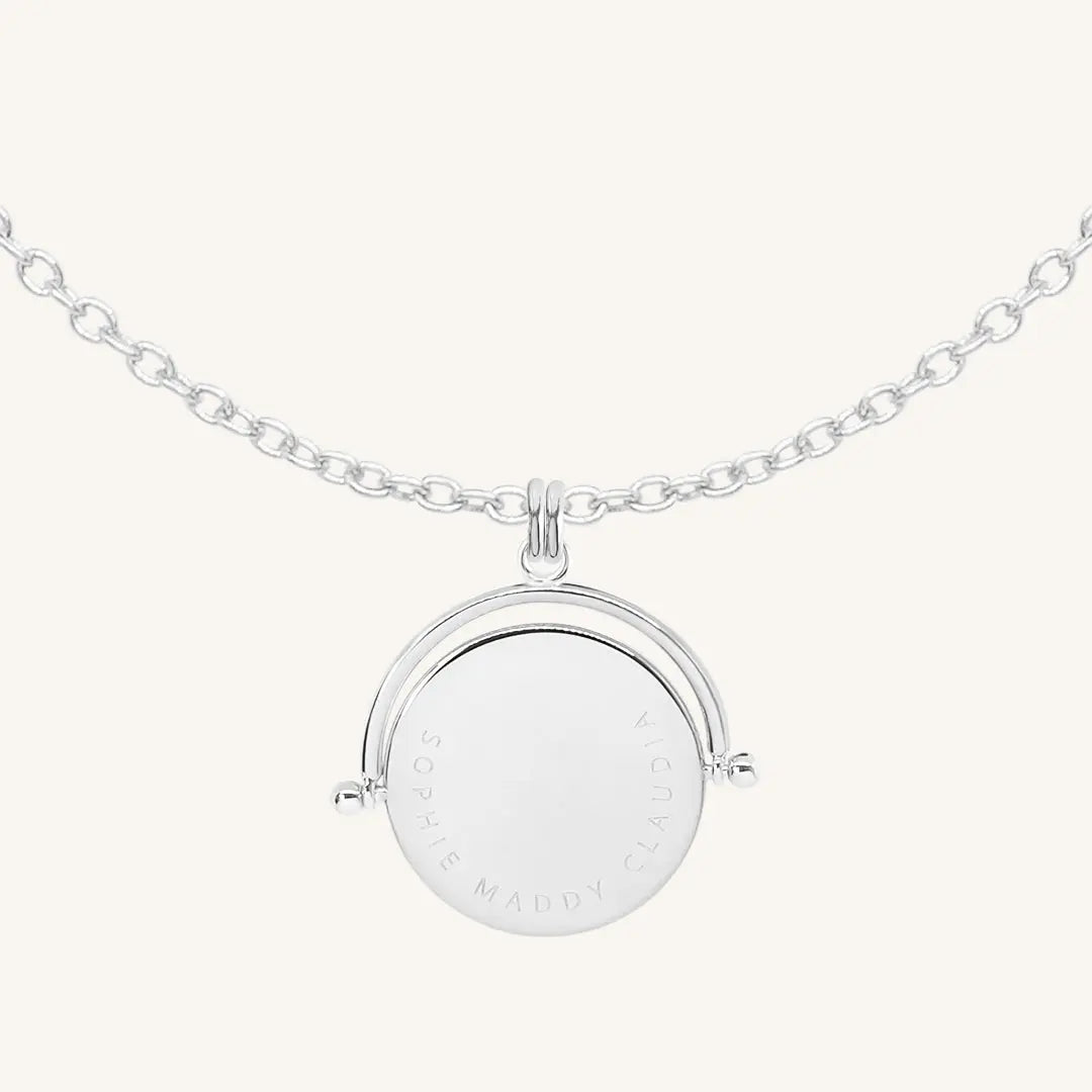 The Plain-SILVER Illustrate Pendant Necklace by Francesca Jewellery from the Necklaces Collection.