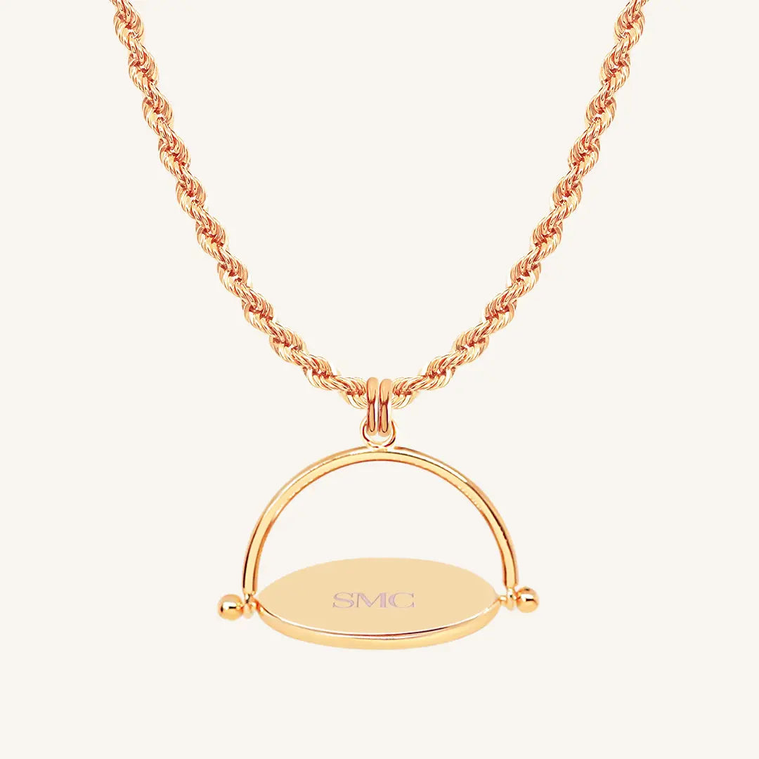 The Rope-ROSE Illustrate Pendant Necklace by Francesca Jewellery from the Necklaces Collection.