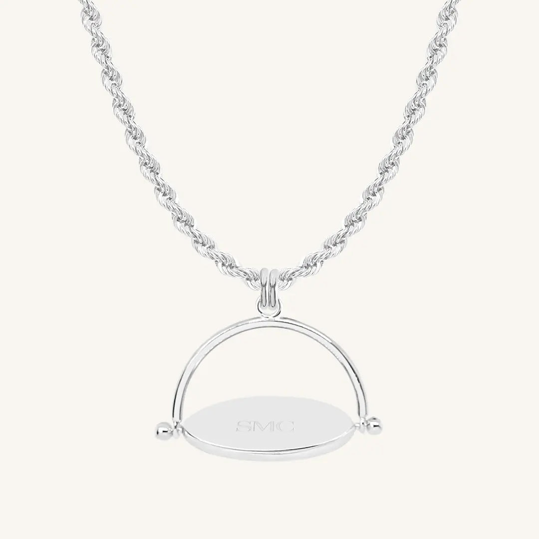 The Rope-SILVER Illustrate Pendant Necklace by Francesca Jewellery from the Necklaces Collection.