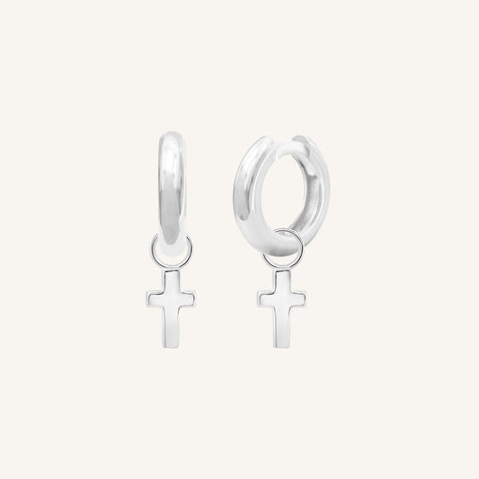 Cross Plain Hoops