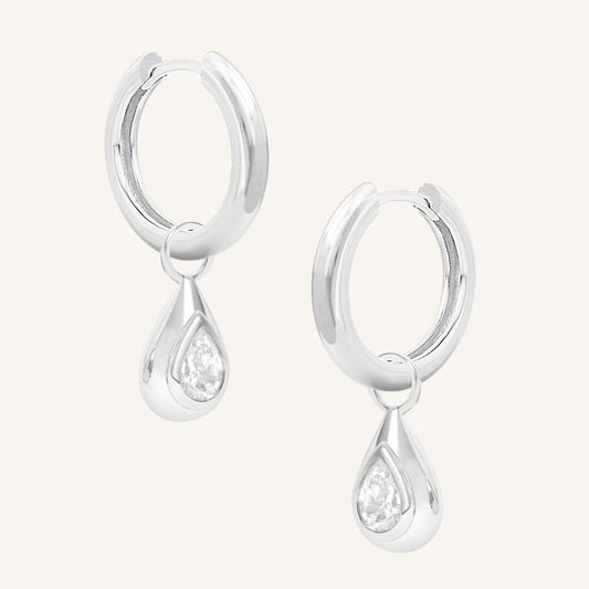 Rise Charm Hoops