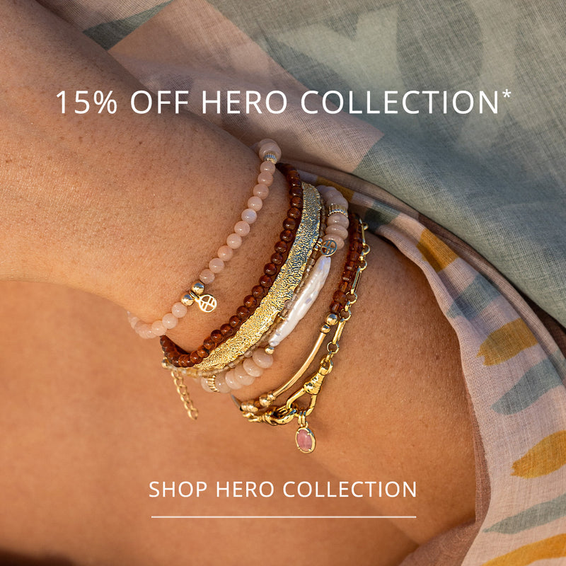 Black Friday sale 15% off in the summertime, hero collection jewellery