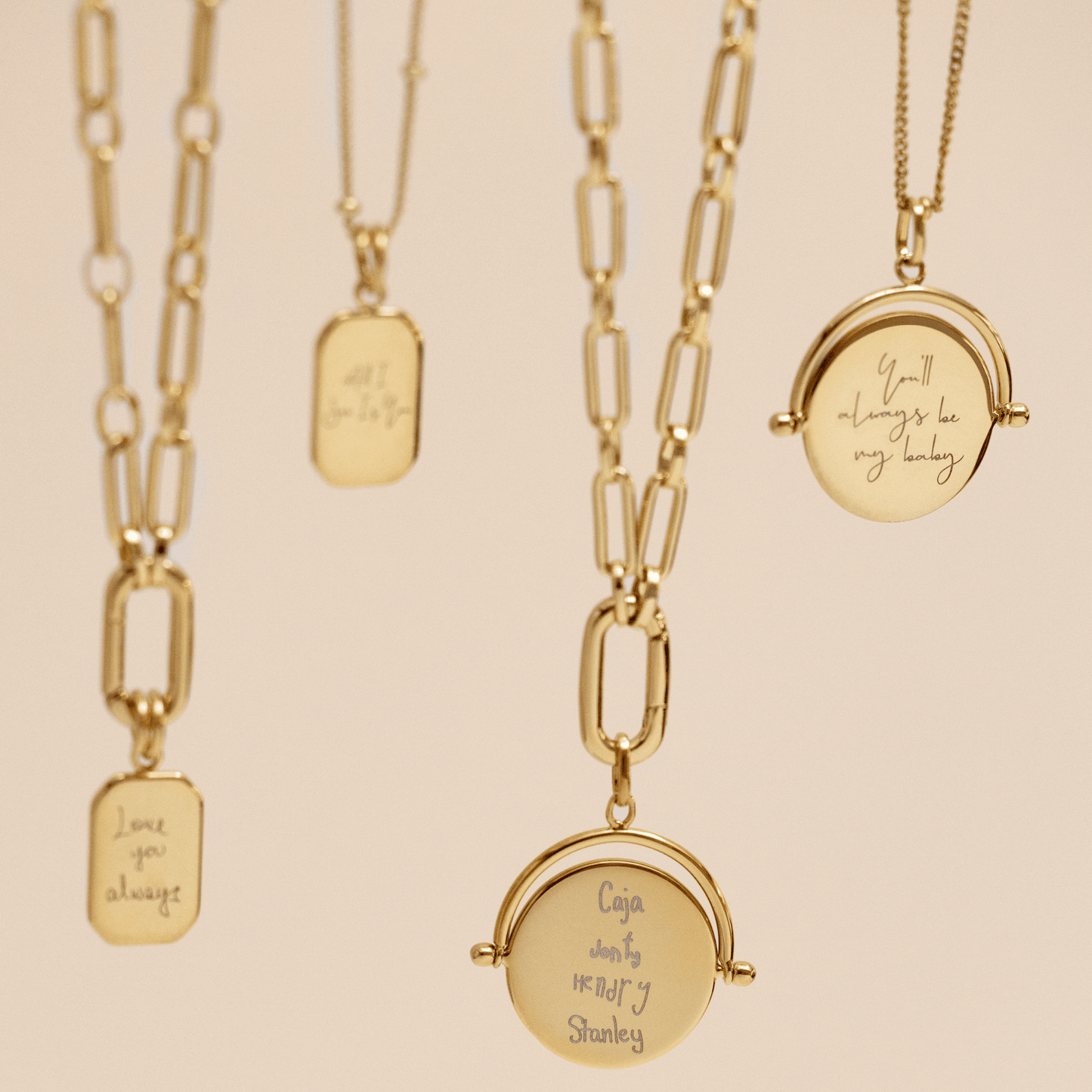 Etch Pendant Necklace