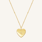 Behold Heart Photo Locket Necklace
