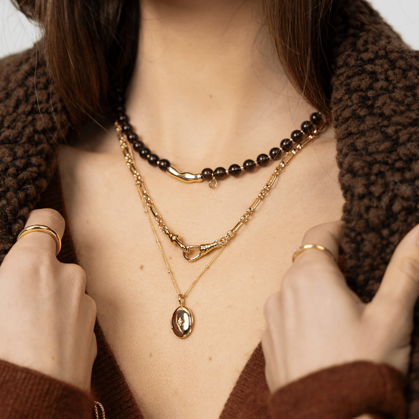 Oval Photo Locket Necklace