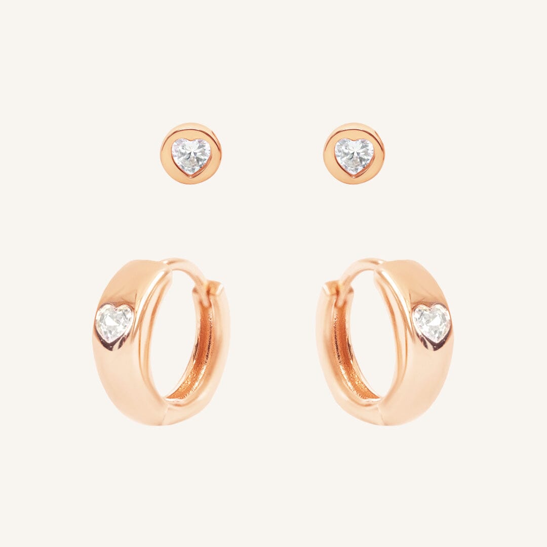 Adore Clear Earring Set