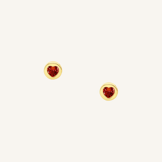 Adore Garnet Studs