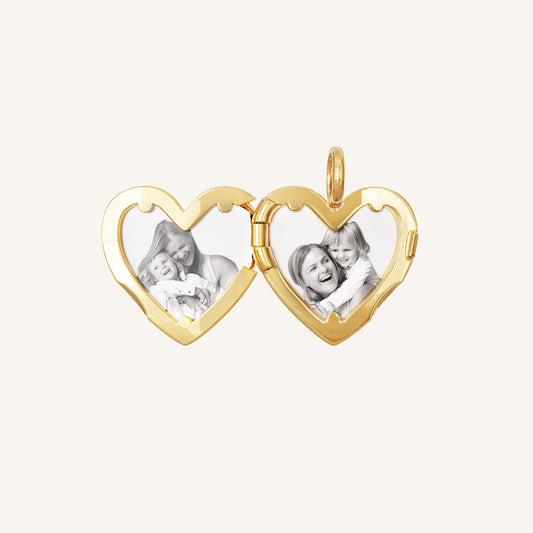 Amata Heart Photo Locket