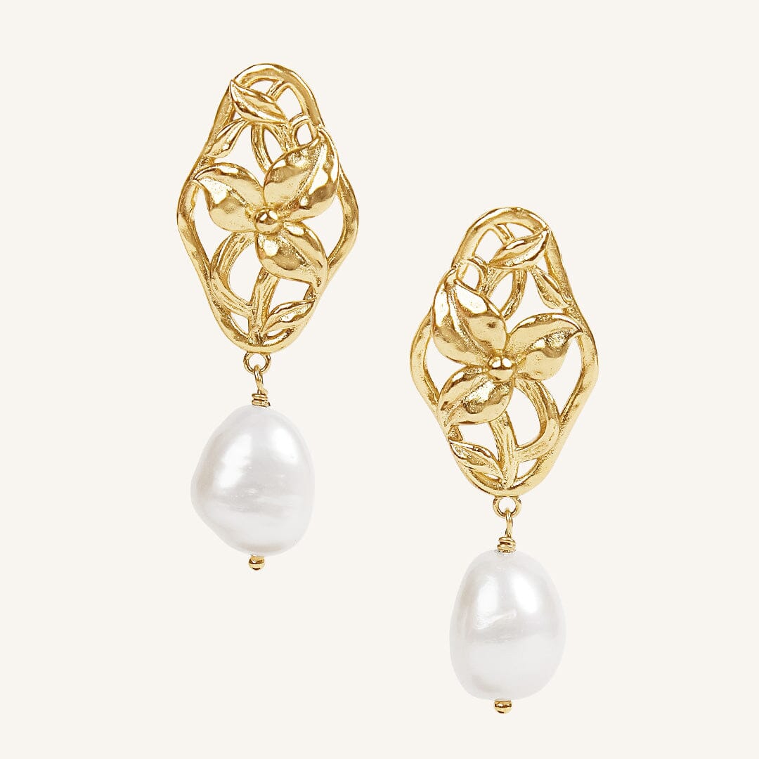 Audrey Pearl Earrings