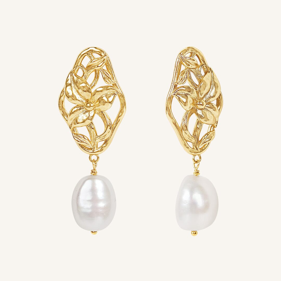 Audrey Pearl Earrings