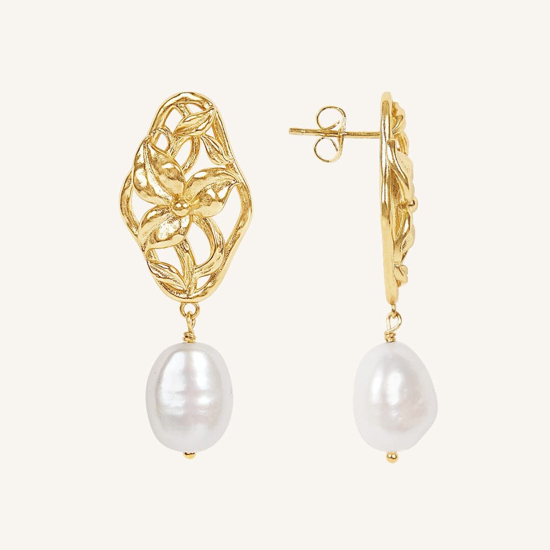 Audrey Pearl Earrings