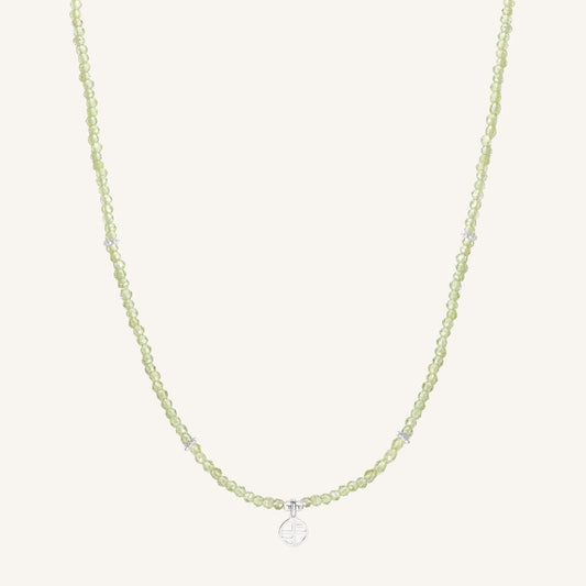 August Birthstone Necklace