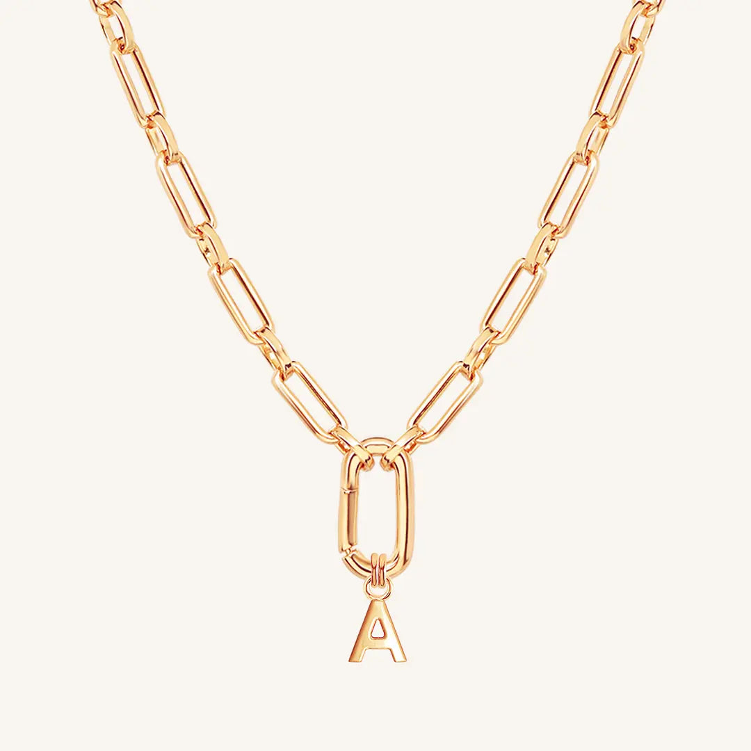 The    Letter Necklace Link Chain by  Francesca Jewellery from the Necklaces Collection.
