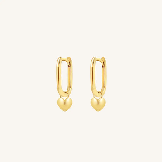The  GOLD  Behold Marley Hoops by  Francesca Jewellery from the Earrings Collection.