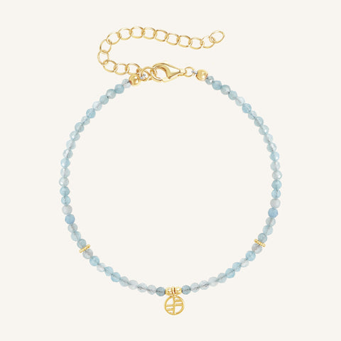 March Birthstone Bracelet