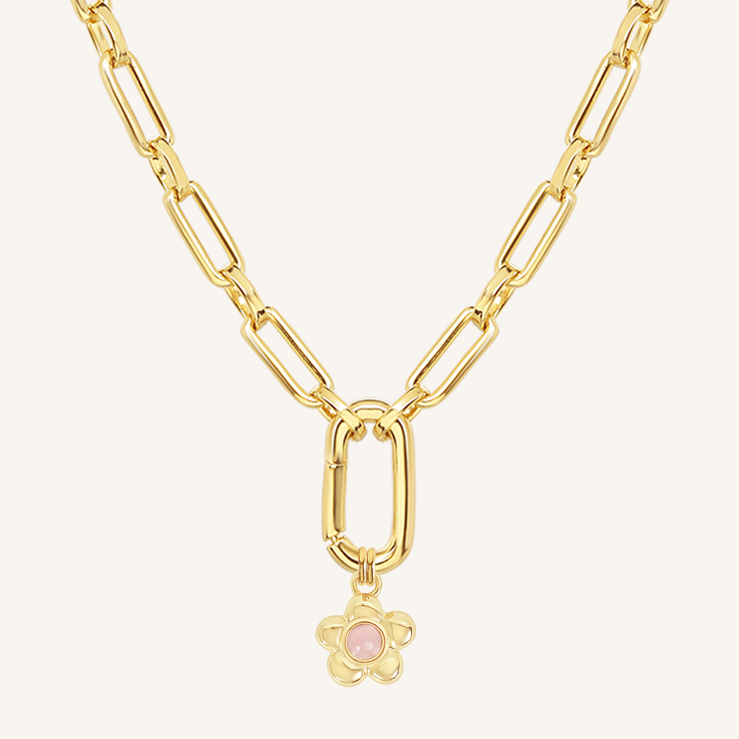 Blossom Flower Charm Necklace